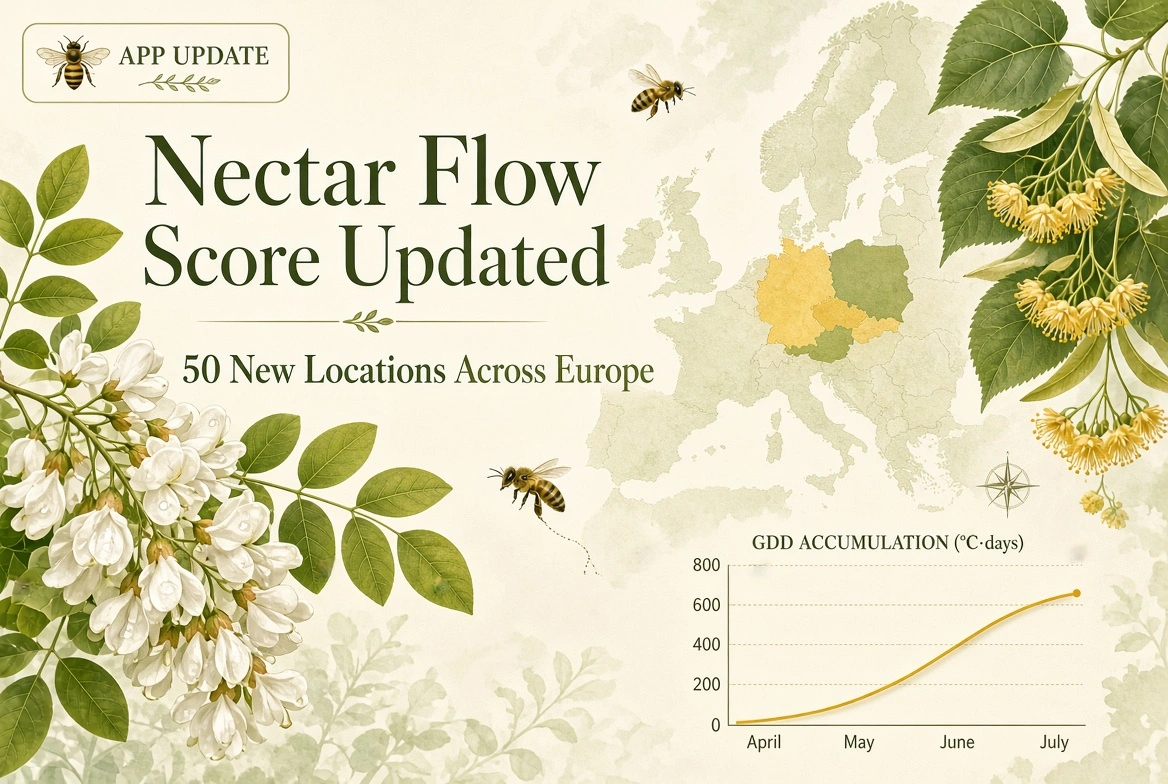 Precision Beekeeping: Polinasyon Lab Adds 50 New European Tracking Locations kapak görseli
